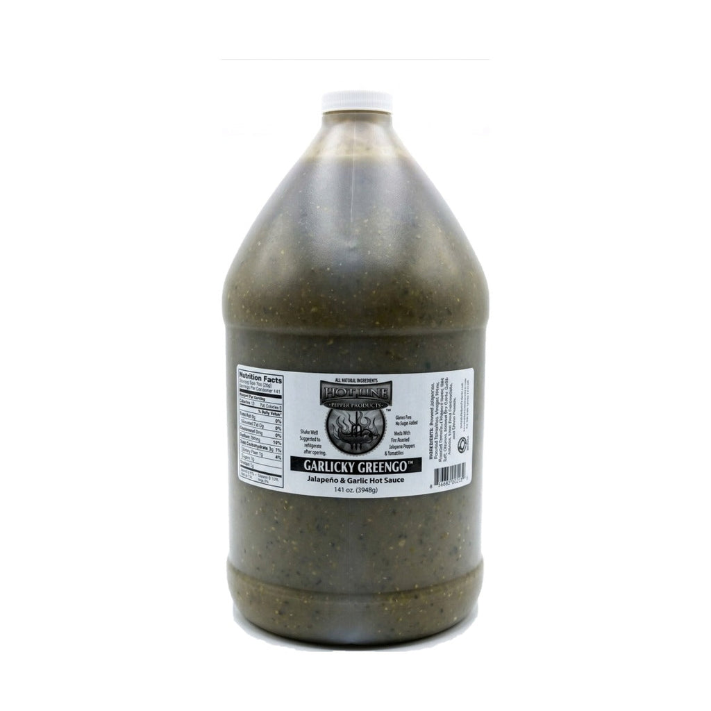 Garlicky Greengo Hot Sauce 1 Gallon jug
