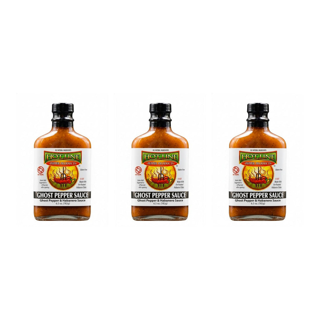 Ghost Pepper hot sauce 3-pack