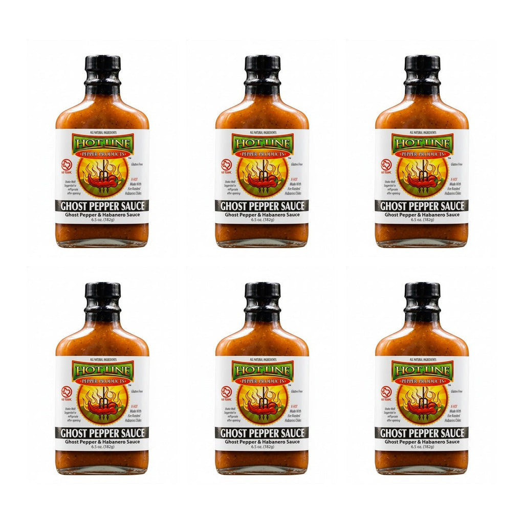 Ghost Pepper hot sauce 6-pack