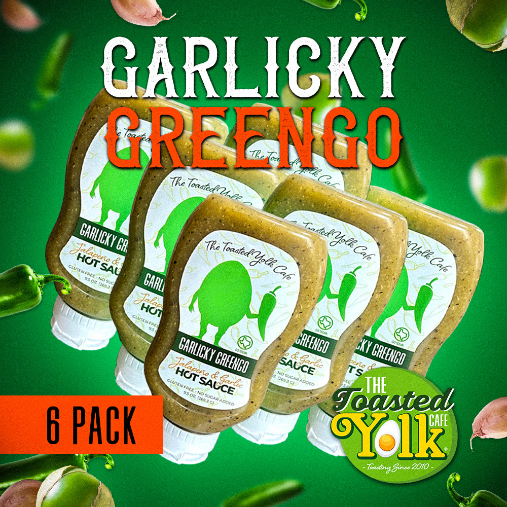 The Toasted Yolk Cafe Garlicky Greengo 6 Pack Hot Line Pepper Products