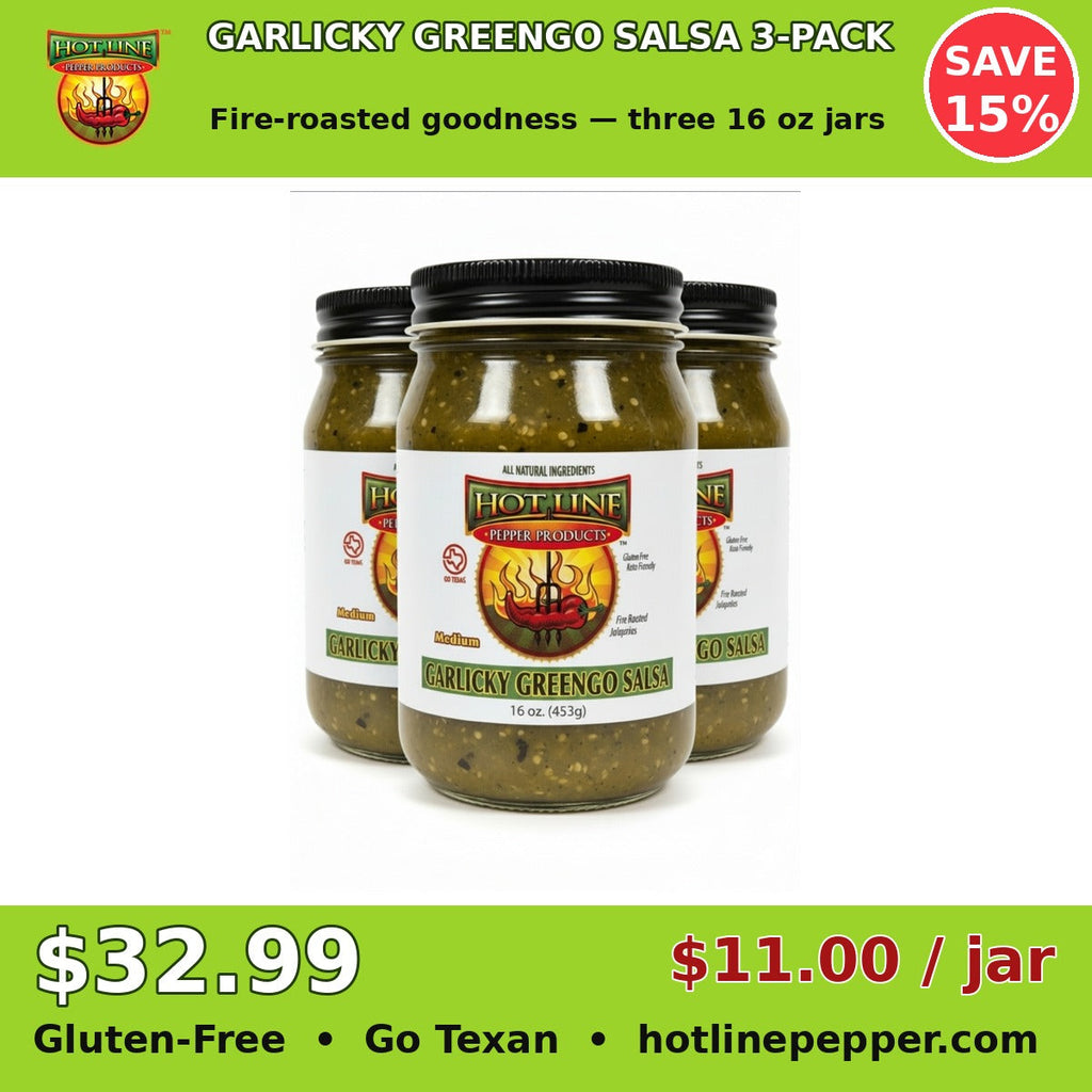 Garlicky Greengo Salsa 3-Pack