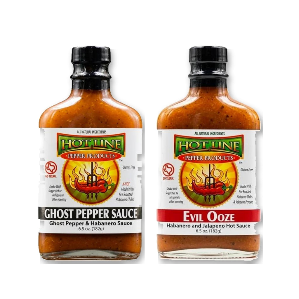 Ghost + Ooze Duo | Ghost Pepper & Evil Ooze Hot Sauce 2-Pack (2 × 6.5 oz)