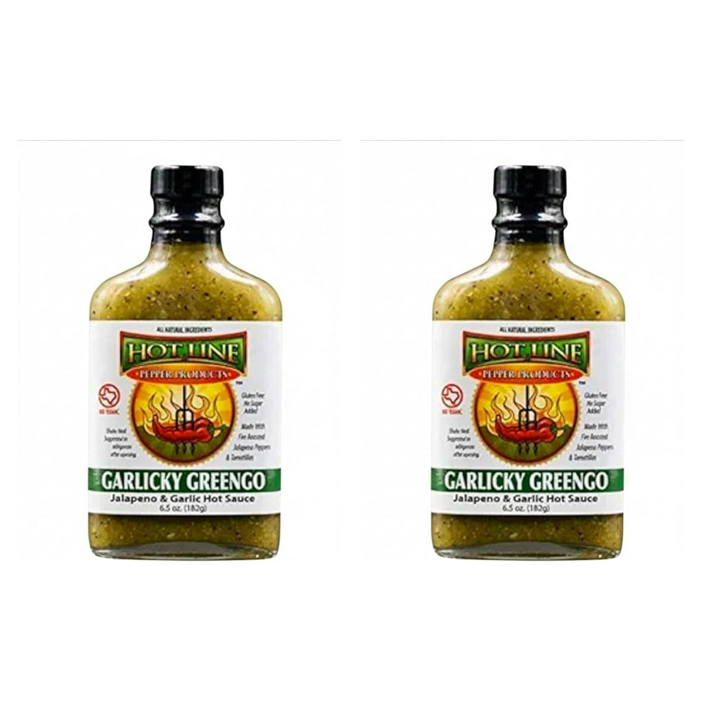Garlicky Greengo Hot Sauce 2-Pack | Texas Small Batch | Save vs Two Singles