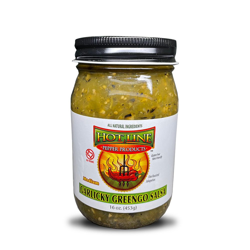 Garlicky Greengo SALSA Hot Line Pepper Products
